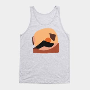 Abstract Mountain Pug Tank Top